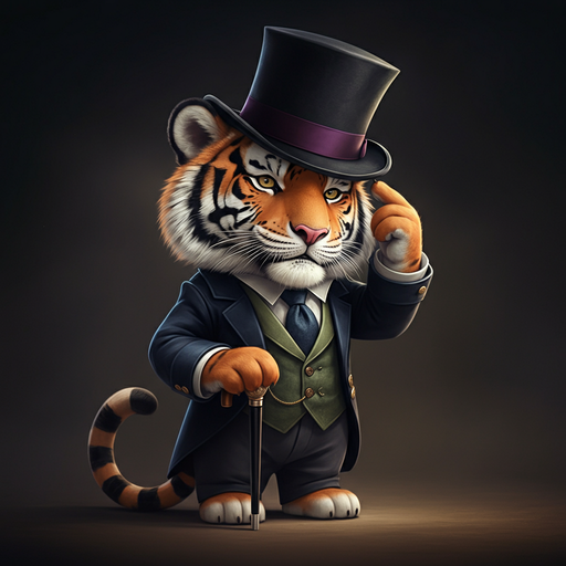 The Dapper Tiger: A Suit, a Hat, and a Whole Lot of Fun