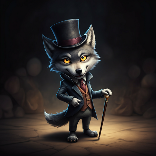 A Wolf in Fine Attire, With a Mischievous Grin